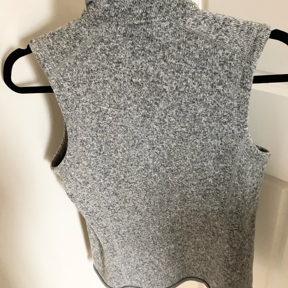 Patagonia Grey Knit Better Sweater Fleece Zipper Vest - Picture 3 of 3